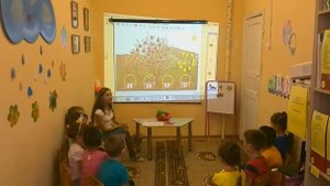 Занятие в старшей группе Осень золотая (обучение русскому языку как неродному)