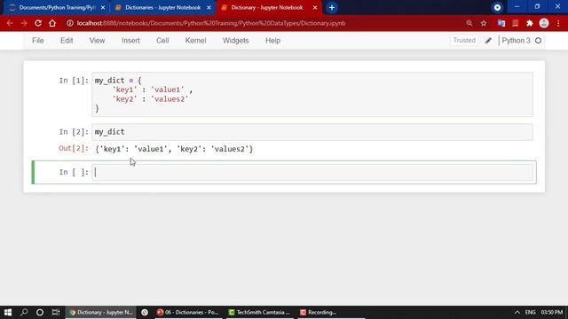 #15- Dictionaries | Data Types in Python | Python Programming | Free Python Classes | Skillari