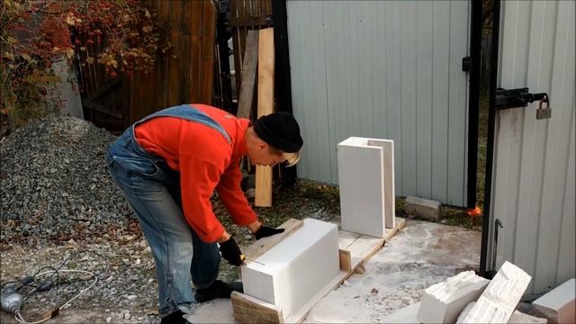 U - блоки своими руками из газоблока подручными средствами смотреть онлайн