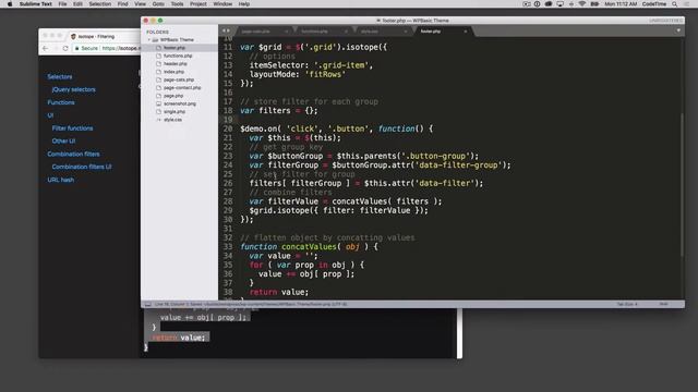 Isotope with Wordpress, Part 7: Combining Filters смотреть онлайн