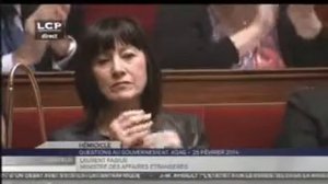 Ukraine  Laurent Fabius répond à une question à lAssemblée nationale 2502201444