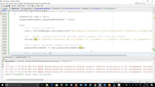 Volunteer App - edit Volunteer GUI - part 2 смотреть онлайн