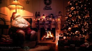 Релакс, Рождество, НОВЫЙ ГОД и Огонь, Relax, fireplace, Christmas music #9