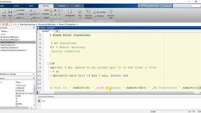 1.4| Simple Fixed Point Iteration for Finding Roots of Equations Using MATLAB смотреть онлайн