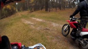Осенняя эндуро покатушка Lifan 200, Motoland xr 250 enduro (часть 2)