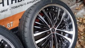 разноширокие диски из Японии ENKEI AME SHALLEN R19 8J 9J 5X114.3 Атари-Моторс обзор внешнего вида