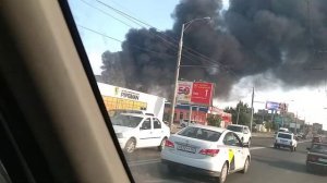 Пожар в Краснодаре,на ул.Дзержинского.