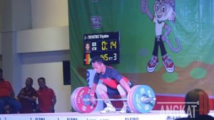 Triyatno (69kg) 141kg Snatch + 179kg C&J - PON 2016