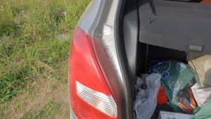skoda fabia 2 - аквариум в багажнике.