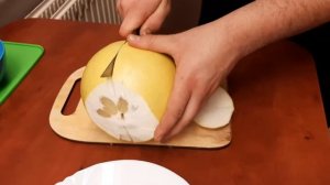 Как почистить фрукт Помело )