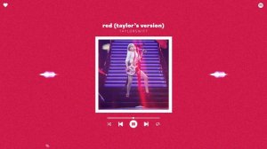 taylor swift - red (taylor's version) (sped up & reverb)