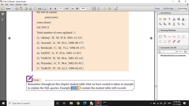 +2 CS Python Part 61 SQL Update a Record & Delete one or more Records in Python