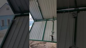 Подъемно -складные ворота своими руками