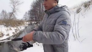 Рыбалка по открытой воде.Охотимся за щукой в марте.Весенний спиннинг.