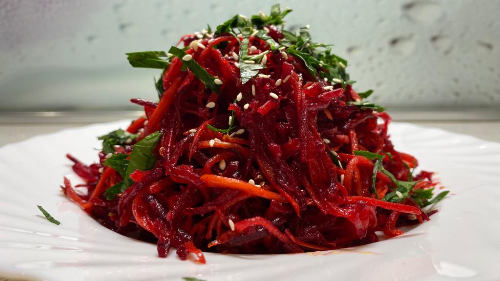 Салат из свёклы и моркови по-корейски. смотреть онлайн