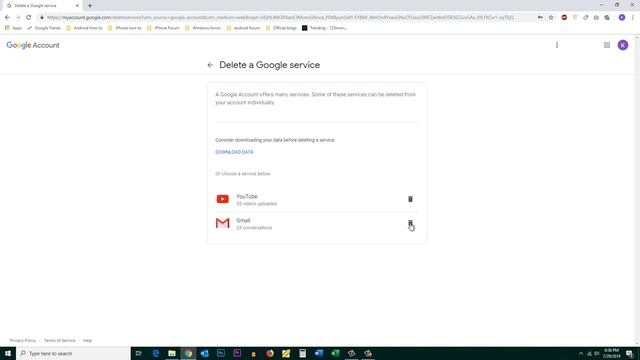 How to delete gmail account | Delete my account