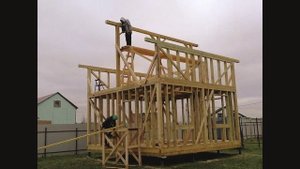 Своими Руками Строим Каркасный Дом 6х6. Таймлапс: День 3-6 | #ЯвДрова