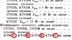 Транзисторы серии кт920