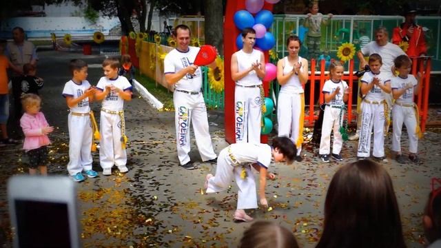Капоэйра в парке "Фантазия", наше выступление. смотреть онлайн