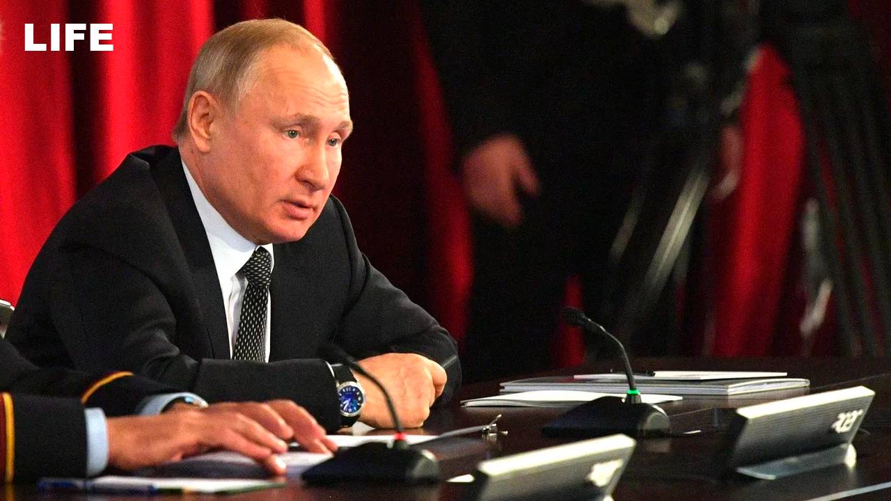 Путин проводит коллегию МВД