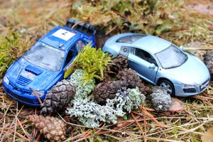 Мультики про машинки Субарик и Лёлик в весеннем лесу Развивающие мультфильмы