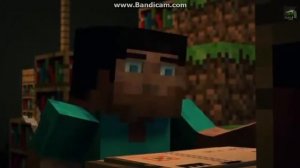 манкрафт стив & херобрина аниммационый майнкрафт