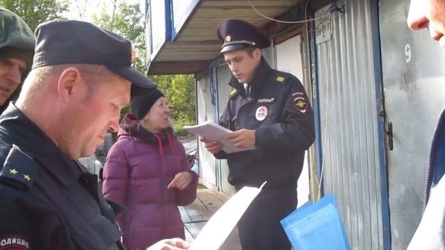 Полиция прибыла в Поварово!