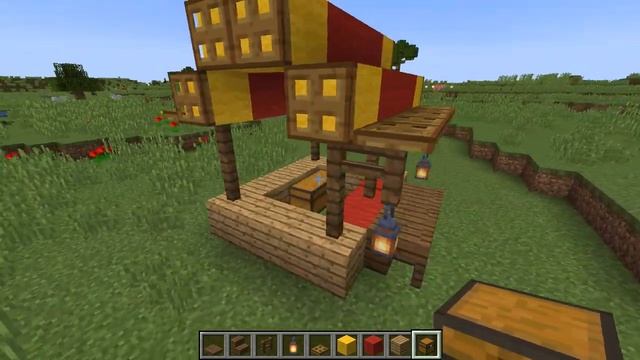 КАК ПОСТРОИТЬ ТОРГОВУЮ ЛАВКУ В МАЙНКРАФТЕ ??? смотреть онлайн