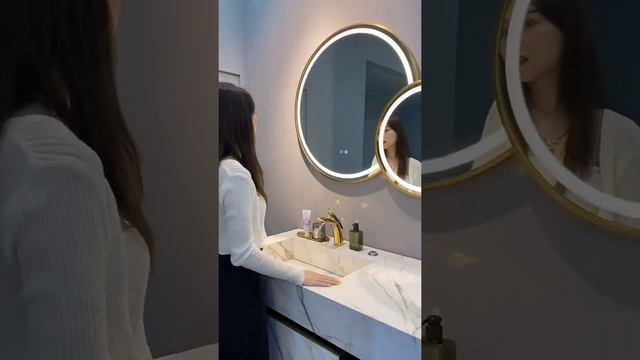 Round Customized Size Smart LED Bathroom Mirror from Liteharbor(Loved by Ladies) смотреть онлайн