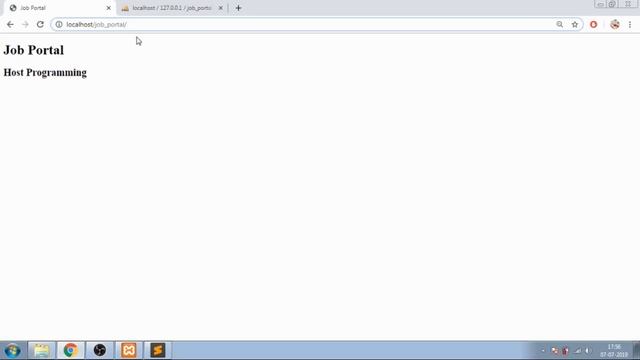 Online Job Portal Project In PHP - Php Project Tutorial (Hindi) - 1