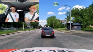 Практика в ленинском районе, перекресток со смещением