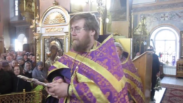 Отрывок поздравления протоиерею Евгению Морковину в День Ангела. смотреть онлайн