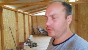Каркасный сарай быстро и дешево, коробка готова. 6 серия.