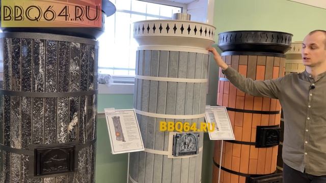 Печь отопительная круглая Ладушка от bbq64. Кирпичная подовая печь для дровяного отопления.