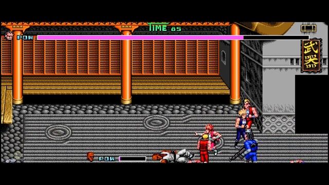 Double Dragon 3 Gold: 4Players Co-Op Cinematic  Playthrough (OpenBoR)