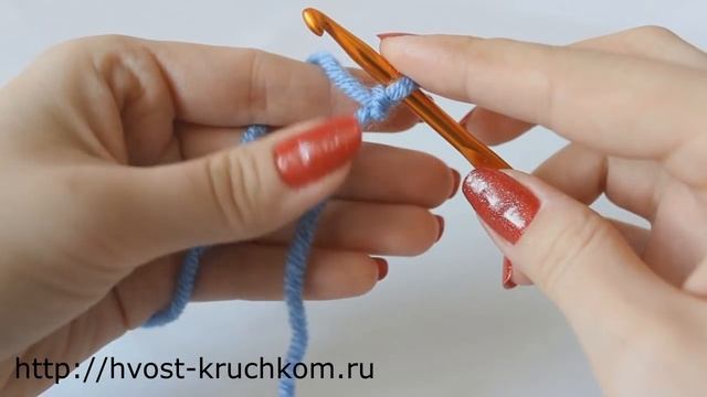 Уроки вязания крючком. Урок №1 - как вязать воздушные петли смотреть онлайн