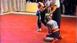 Саньдаисты на соревнованиях по контактному каратэ в Чувашской Республике.