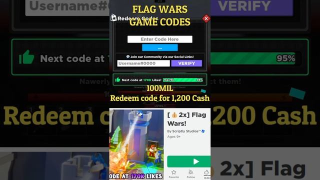 !NEW! (2022) ? Roblox Flag Wars Codes ? ALL *UPDATE* CODES!