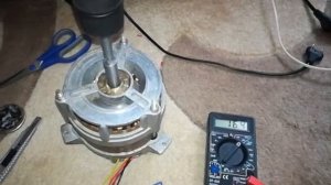 Генератор для ветряка из двигателя от стиральной машины.