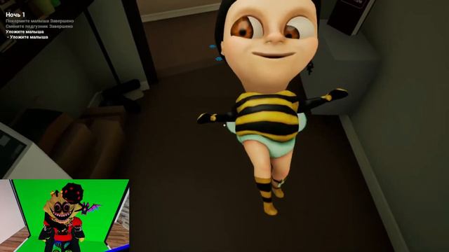 ОН ПОПАЛ В СТИРАЛКУ ОБНОВА ! - BABY IN YELLOW Обновление [Малыш В Жёлтом] | The Baby in Yellow смотреть онлайн