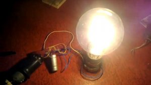 Плавный пуск лампы накаливания 500Вт.