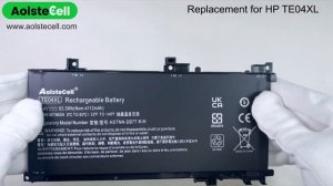 Replacement battery for HP TE04XL 15.4V 63.3Wh 4 cells