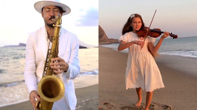 Karolina Protsenko and Daniele Vitale Sax - Despacito смотреть онлайн