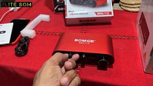 BOMGE BMG11S e U-PHORIA UMC22 / Microfone RTA Super Lux ECM999 / Habotest hd208d