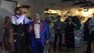 Прохор Шаляпин на дне рождения поэта Святослава Моисеенко.
