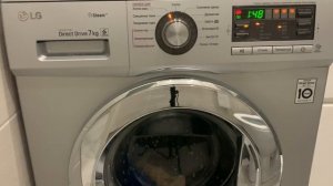 Стирка на Lg стирка полотенец Хлопок Макс 60 1200  суперполоскание часть 1