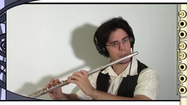 Let's Play "The Legend Of Zelda - Title Theme" on flute (with sheet music) смотреть онлайн