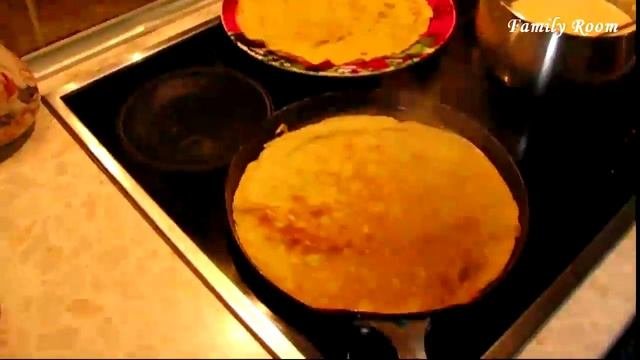 Блины на молоке тонкие.Блины с начинкой