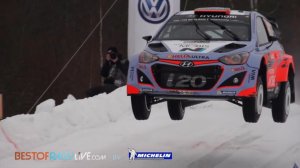 2015 WRC Rally Sweden - лучшие моменты