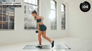 10-МИНУТНАЯ ИНТЕНСИВНАЯ ТРЕНИРОВКА СТРОЙНЫХ НОГ _ С гантелями